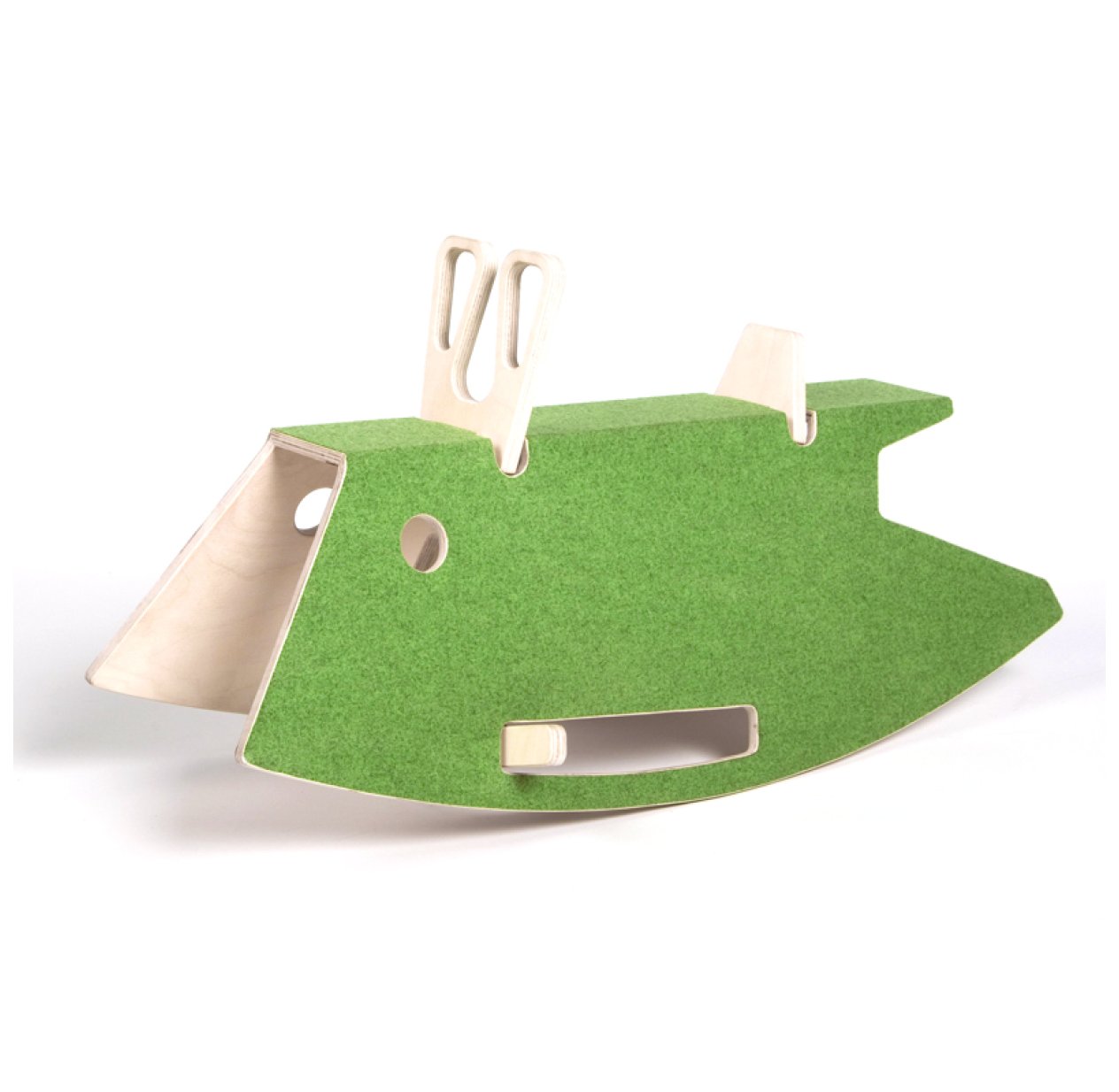 Constantin - Lapin à bascule - Vert